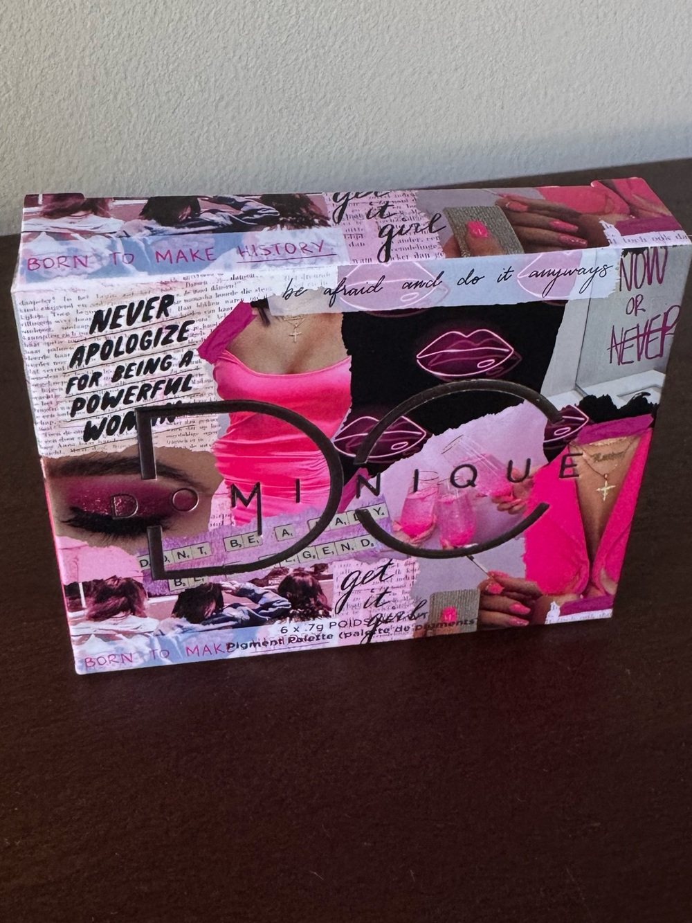 Dominique NIB Never Apologize Eyeshadow Palette - Pink Shades